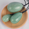 Green Aventurine Jade Yoni Eggs, Green Aventurine Massage Kegel Jade Eggs for Women PC Muscle Training