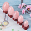 Undrilled Rose Quartz Yoni Eggs Massage Jade egg to Train Pelvic Muscles Kegel Exercise