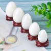 Undrilled White Jade Yoni Eggs Massage Stones to Train Pelvic Muscles Kegel Exercise